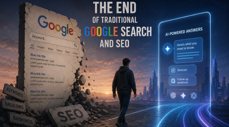 The end of traditional Google search and SEO.